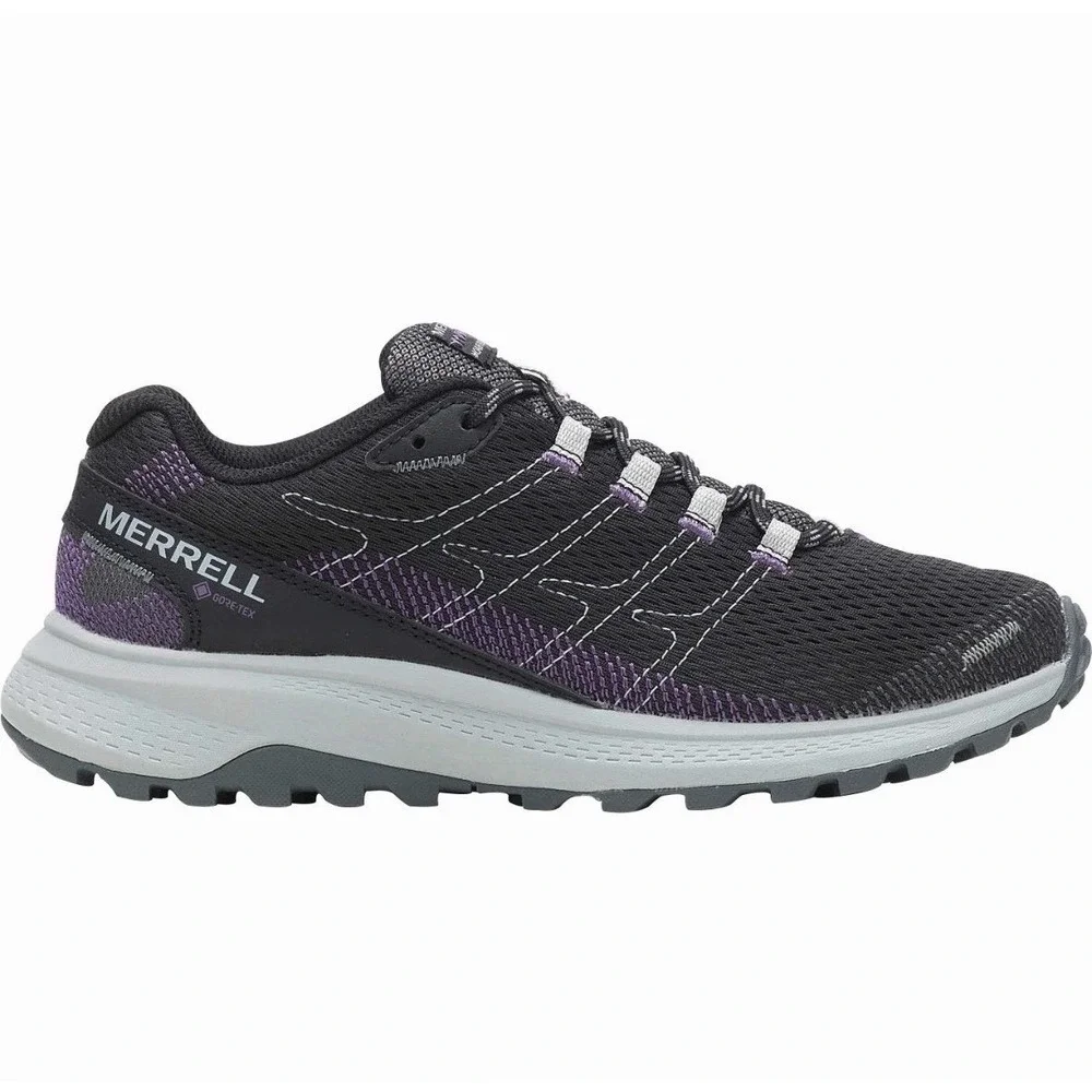 Merrell Fly Strike GORE-TEX Womens 9.5 Trail Running Shoes Black Waterproof GTX